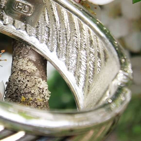 Vintage Premier Designs Silver Tone and Black Cuff Bracelet - Picture 9 of 10